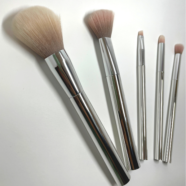 5 Pcs Makeup Brush Pouch-Silver – Beauty Insignia
